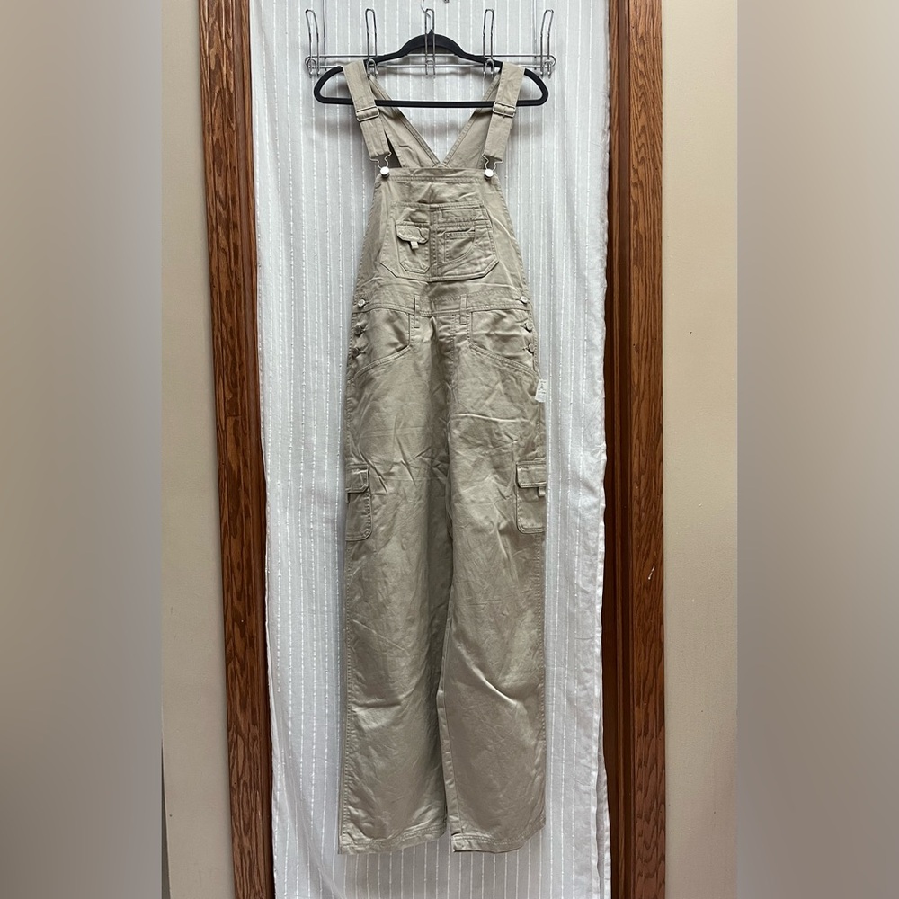 Fashion Bug vintage cargo bib overalls Size L